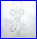 ALICE WONDERLAND MAD HATTER 1980s WALT DISNEY ORIGINAL PRODUCTION cel DRAWING