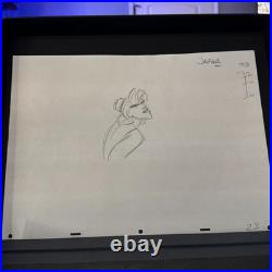 Aladdin Jafar Walt Disney Original Animation cel Drawing 1992