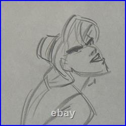 Aladdin Jafar Walt Disney Original Animation cel Drawing 1992