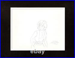 Aladdin Sequel Iago Walt Disney Art Animation Cel n Drawings 1994 6 C-A