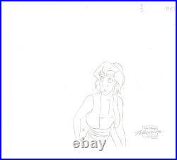 Aladdin Sequel Iago Walt Disney Art Animation Cel n Drawings 1994 6 C-A
