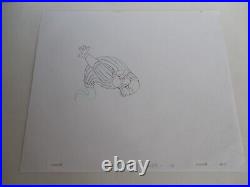 Aladdin TV Show Genie Animation Production Cel & Drawing Disney Studio Envelope