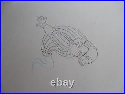 Aladdin TV Show Genie Animation Production Cel & Drawing Disney Studio Envelope