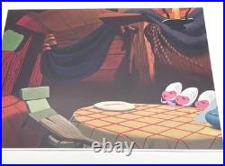 Alice In Wonderland Walrus Production Cel Walt Disney Original Giclee Background