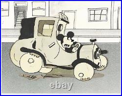 Animation Art Production Cel Traffic Troubles Mickey Mouse 1931 Walt Disney
