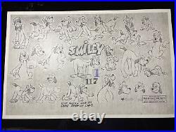 Animation Cel MODEL SHEETS 1929 -1942 FLEISCHER STUDIOS Cartoons Disney Art I12