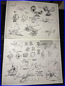 Animation Cel MODEL SHEETS 1929 -1942 FLEISCHER STUDIOS Cartoons Disney Art I12