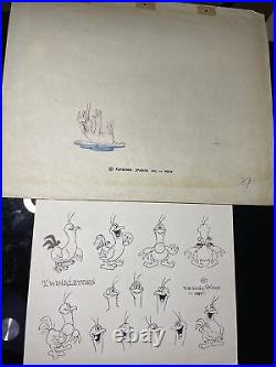 Animation Cel MODEL SHEETS 1929 -1942 FLEISCHER STUDIOS Cartoons Disney Art I12