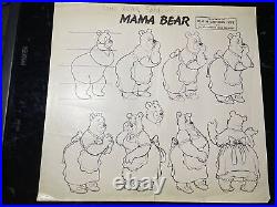 Animation Cel MODEL SHEETS 1929 -1942 FLEISCHER STUDIOS Cartoons Disney Art I12