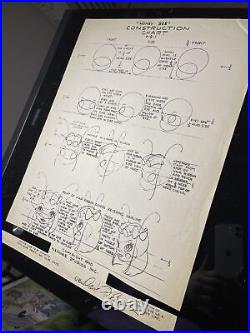 Animation Cel MODEL SHEETS 1929 -1942 FLEISCHER STUDIOS Cartoons Disney Art I12