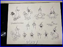 Animation Cel MODEL SHEETS 1929 -1942 FLEISCHER STUDIOS Cartoons Disney Art I12