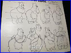 Animation Cel MODEL SHEETS 1929 -1942 FLEISCHER STUDIOS Cartoons Disney Art I12