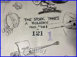 Animation Cel MODEL SHEETS 1929 -1942 FLEISCHER STUDIOS Cartoons Disney Art I12