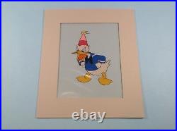 Animation Production Cel Disney Art Corner Donald Duck 1950's hand inked