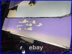 Animation cel BACKGROUNDS production art PANORAMIC vintage cartoon Disney X2