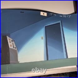 Animation cel BACKGROUNDS production art PANORAMIC vintage cartoon Disney X2