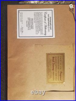 Aristocats O'Malley Art Corner Production Disney Cel 1970 hand painted