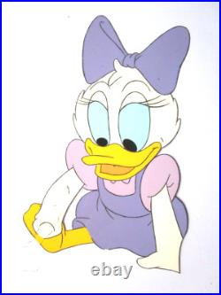 BABY DAISY DUCK MICKEY MOUSE dressWALT DISNEY 1990 ORIGINAL PRODUCTION CEL