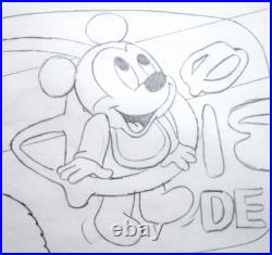 BABY MICKEY MOUSE WALT DISNEY 1990s ORIGINAL PRODUCTION cel DRAWING STORYBOARD