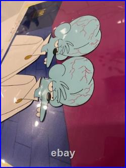 BART OF DARKNESS TO SERVE MAN ITCHY THE Simpsons DISNEY ORIGINAL ART CEL