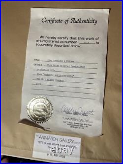 BEDKNOBS AND BROOMSTICKS Animation Cel Walt Disney Movie Production Art Vtg X1