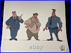 BONKERS animation Cels WALT DISNEY Cel production Art Vtg cartoons 90's I19