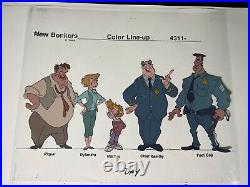 BONKERS animation Cels WALT DISNEY Cel production Art Vtg cartoons 90's I19