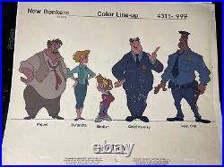 BONKERS animation Cels WALT DISNEY Cel production Art Vtg cartoons 90's I19