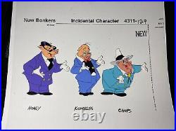 BONKERS animation Cels WALT DISNEY Cel production Art Vtg cartoons 90's I19