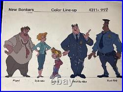 BONKERS animation Cels WALT DISNEY Cel production Art Vtg cartoons 90's I19