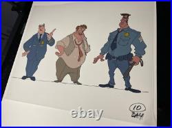 BONKERS animation Cels WALT DISNEY Cel production Art Vtg cartoons 90's I19