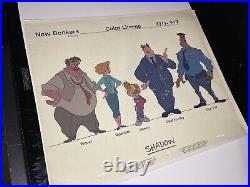 BONKERS animation Cels WALT DISNEY Cel production Art Vtg cartoons 90's I19