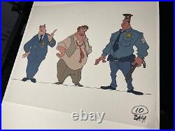 BONKERS animation Cels WALT DISNEY Cel production Art Vtg cartoons 90's I19