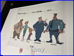 BONKERS animation Cels WALT DISNEY Cel production Art Vtg cartoons 90's I19