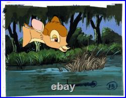 Bambi Discovers the Seasons Bambi Pair of Sequential Production Cels Disney 1974