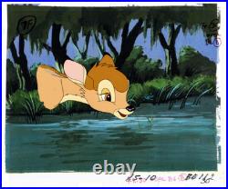 Bambi Discovers the Seasons Bambi Pair of Sequential Production Cels Disney 1974