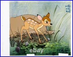 Bambi Discovers the Seasons Bambi Production Cel (Walt Disney, c. 1974)