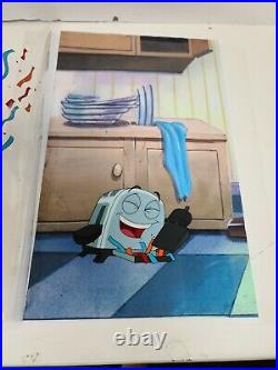 Brave Little Toaster Animation Cells, Background & Drawing Lot Disney 1989