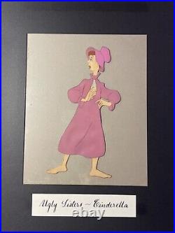 CINDERELLA Animation Cels Walt Disney Production Art SCREEN USED UGLY SISTERS