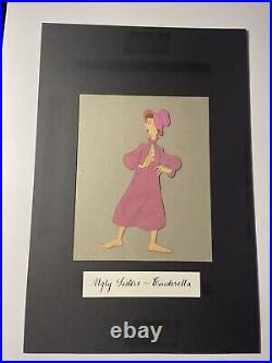 CINDERELLA Animation Cels Walt Disney Production Art SCREEN USED UGLY SISTERS