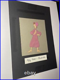 CINDERELLA Animation Cels Walt Disney Production Art SCREEN USED UGLY SISTERS