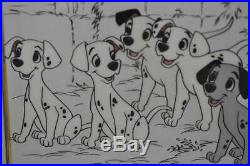 Cel Disney Production Animation Original Cel One Hundred and One Dalmatians