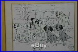 Cel Disney Production Animation Original Cel One Hundred and One Dalmatians