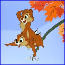 Chip n Dale Original Color Proof Production Cel Disney Animation Art sericel and