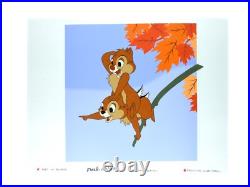 Chip n Dale Original Color Proof Production Cel Disney Animation Art sericel and