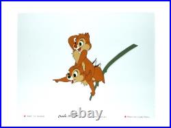 Chip n Dale Original Color Proof Production Cel Disney Animation Art sericel and