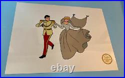 Cinderella Disney Animation Production Serigraph LE Walt Disney Original Cel