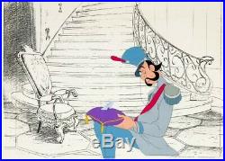 Cinderella Grand Duke and Glass Slipper Production Cel (Walt Disney, 1950) RARE