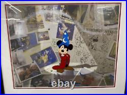 Comes with a warranty card, autographed Disney Fantasia cel, framed JP F/S YA