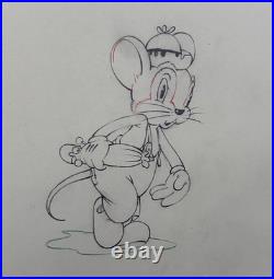 Country Cousin Production Drawing Animation Abner Countrymouse Walt Disney 1936